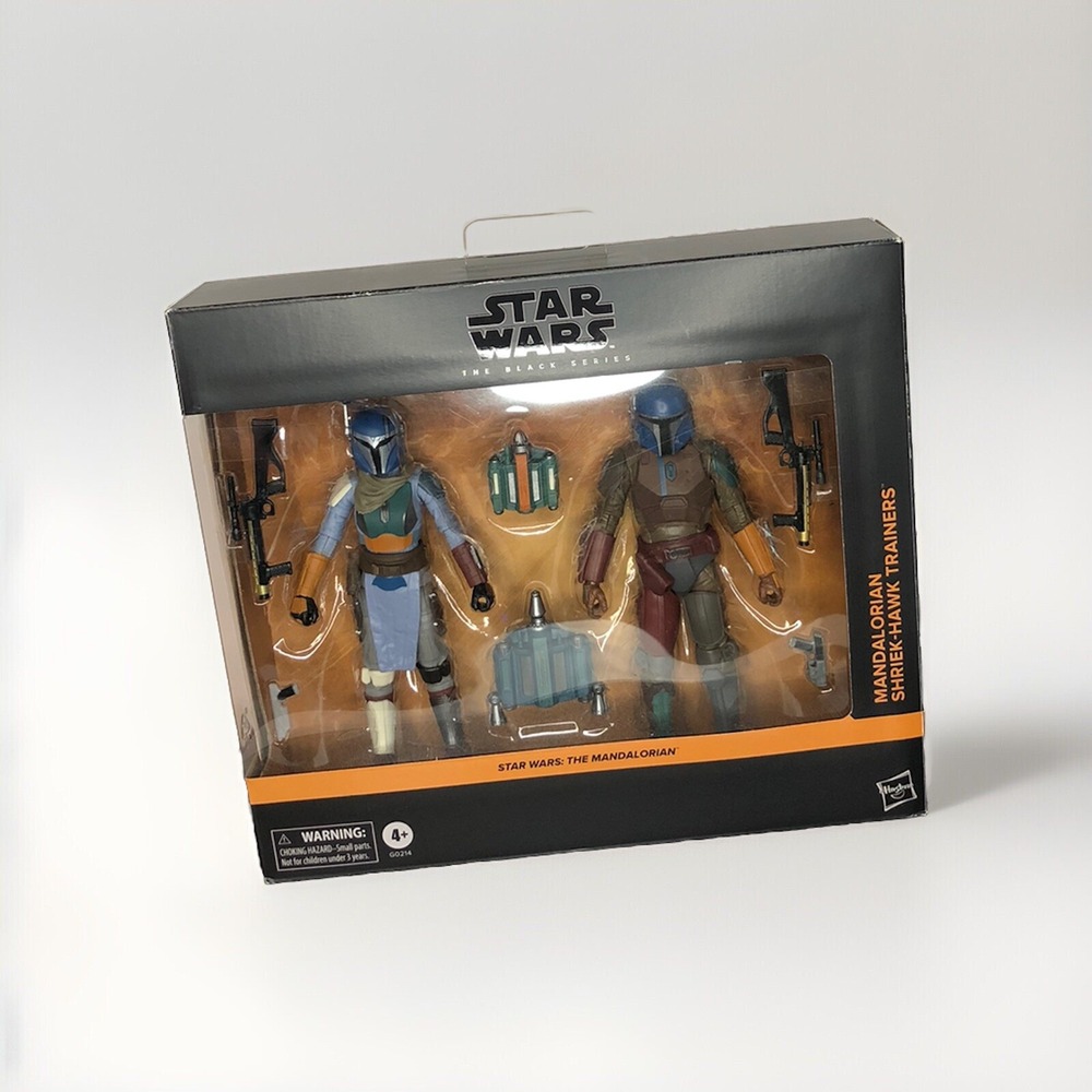 Star Wars The Black Series Mandalorian Shriek-Hawk Trainers Figure 2 Pack 6" NEW - Picture 4 of 4